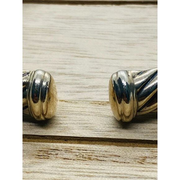 David Yurman Hinge Sculptured Cuff Bracelet 11mm - Picture 8 of 11